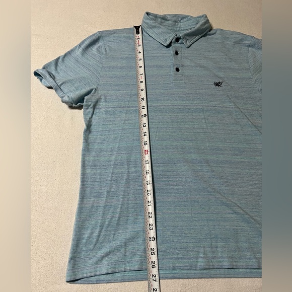 Lords of Harlech Mens Polo Blue Shirt US Size Large - Picture 3 of 9
